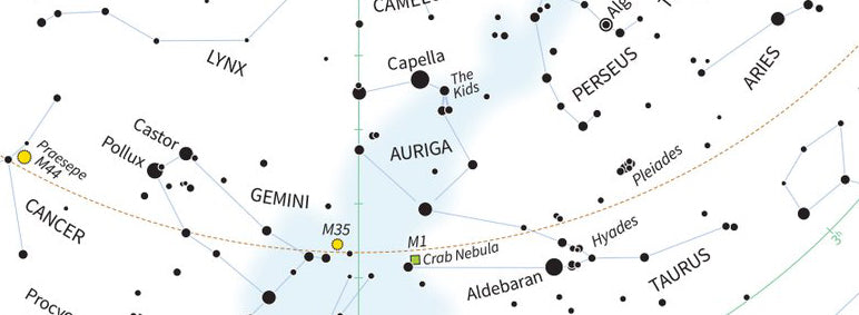 Auriga Constellation: Visit the Galactic Anticenter!