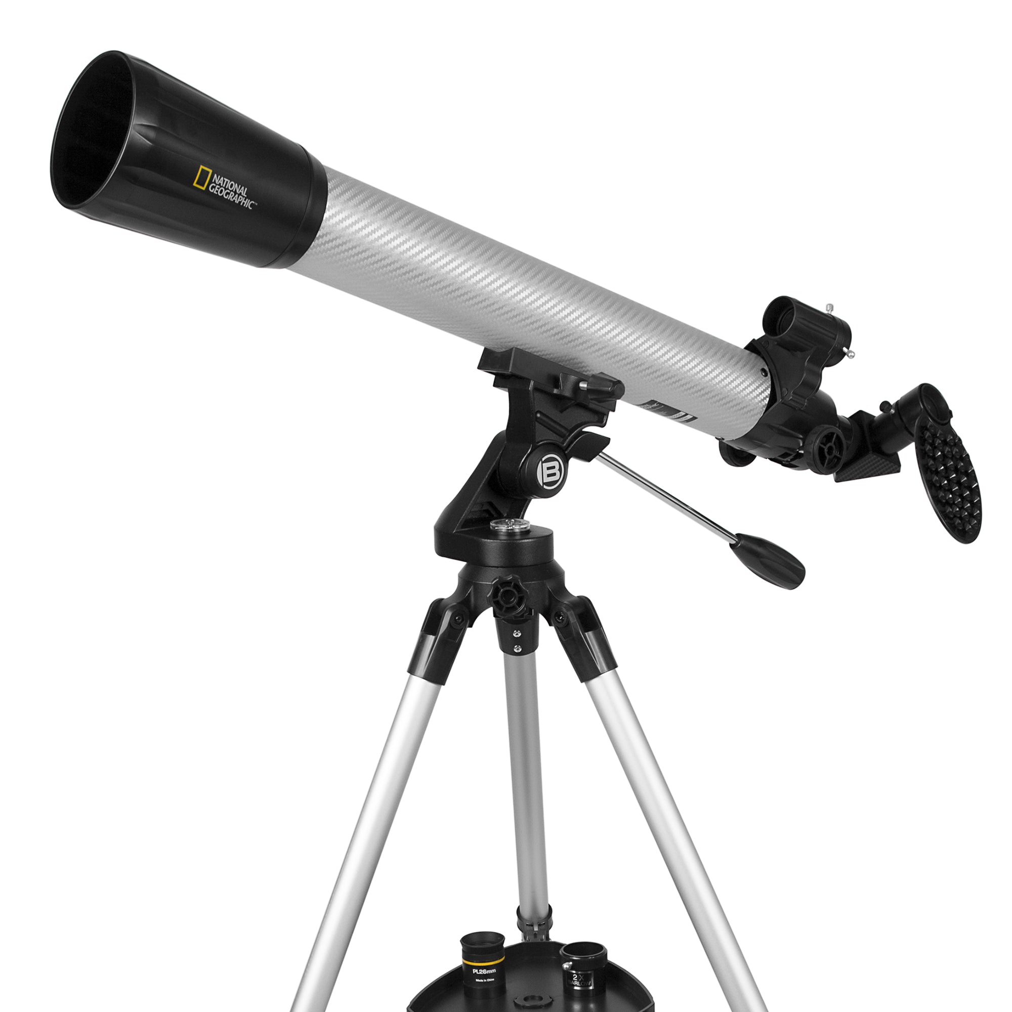 70mm Refractor Telescope Adjustable Height Tripod + Planisphere Bundle