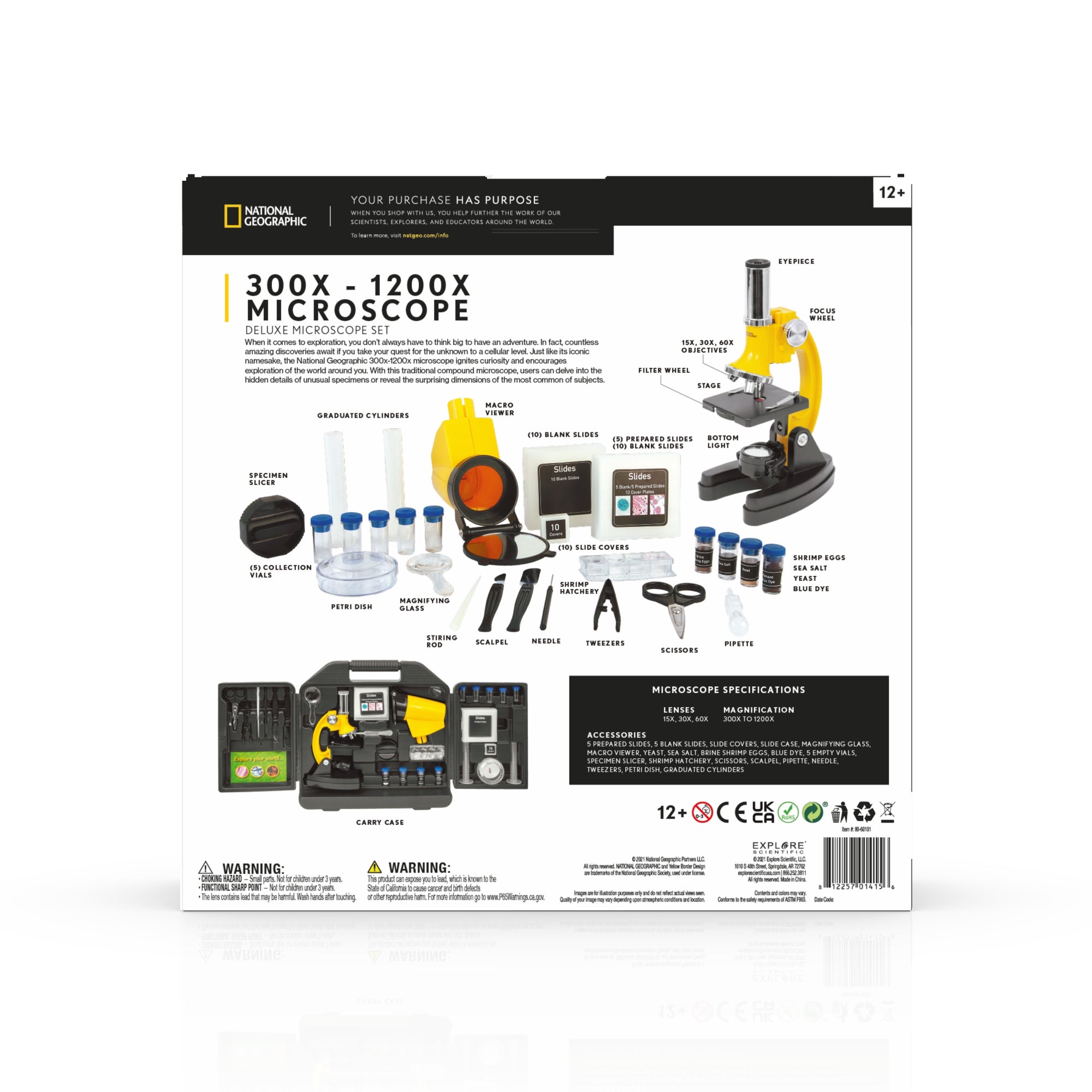 国家地理300x-1200x带有硬壳的显微镜