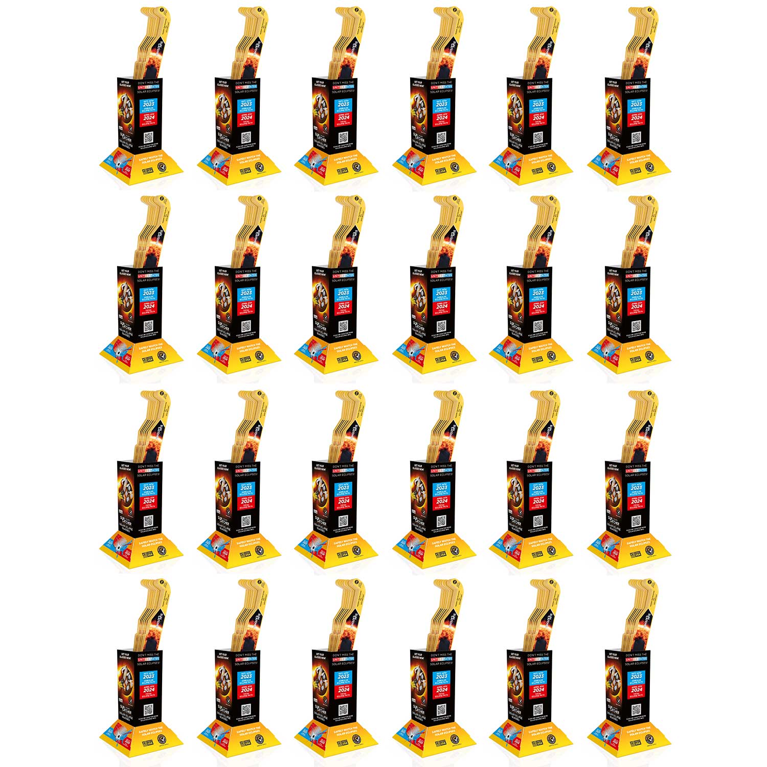 Sun Catcher Solar Eclipse Glasses (2,400-Pack Assortment & Counter Displays)