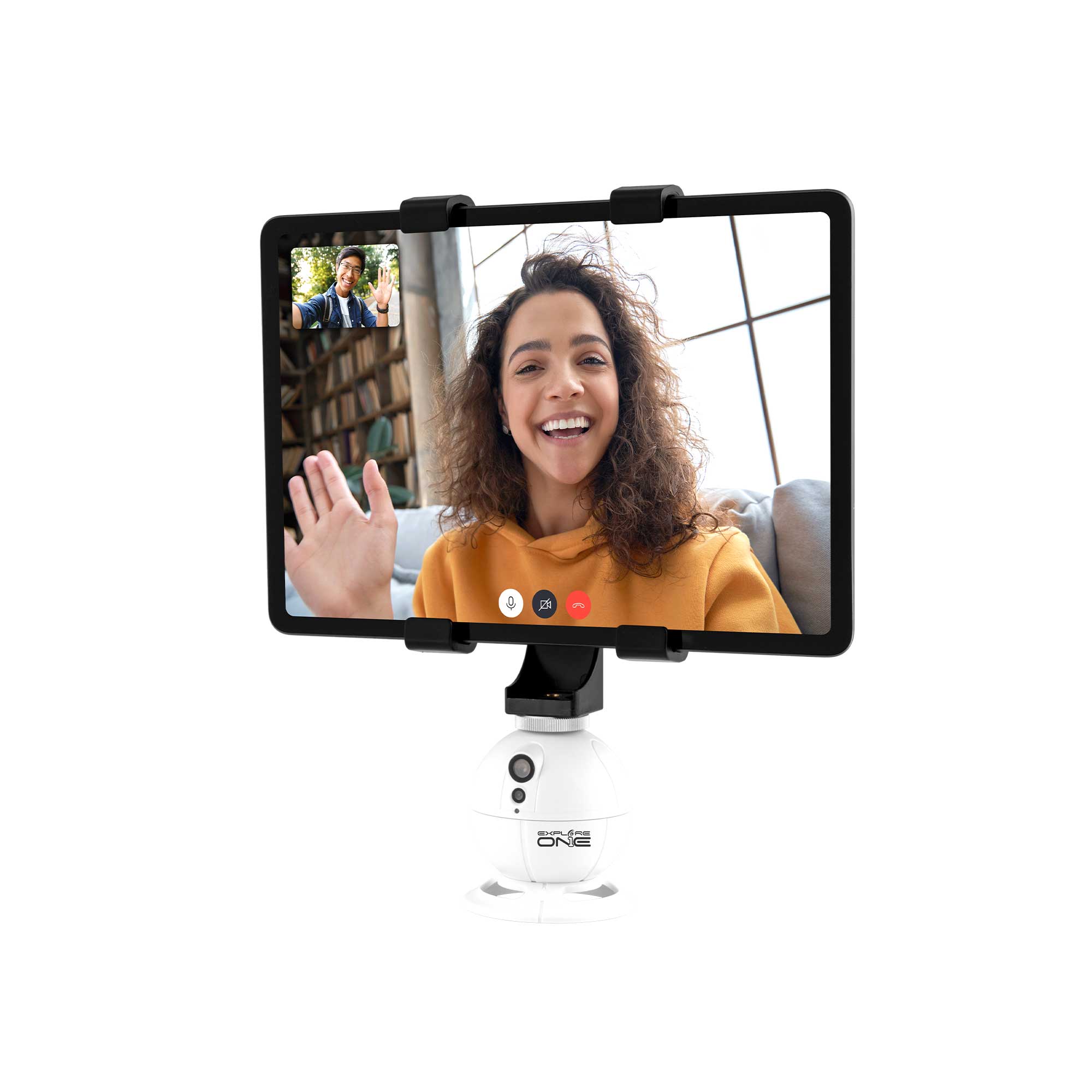 媒体舱 360 度旋转自动追踪支架