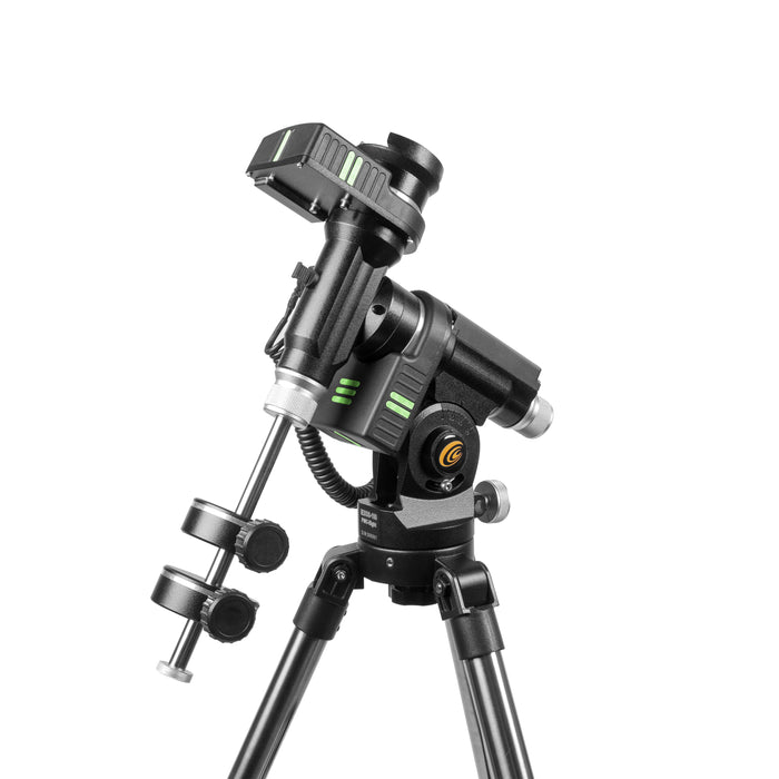 Explore Scientific ED80 Essential Series Air-Spaced Triplet Refractor Telescope with 0.8x Focal Reducer and iEXOS-100-2 PMC-Eight Equatorial Tracker System with WiFi and Bluetooth®