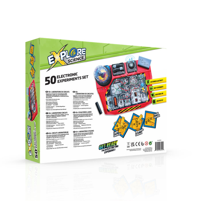 Explore Science 50 Electronic Experiment Set - STEM