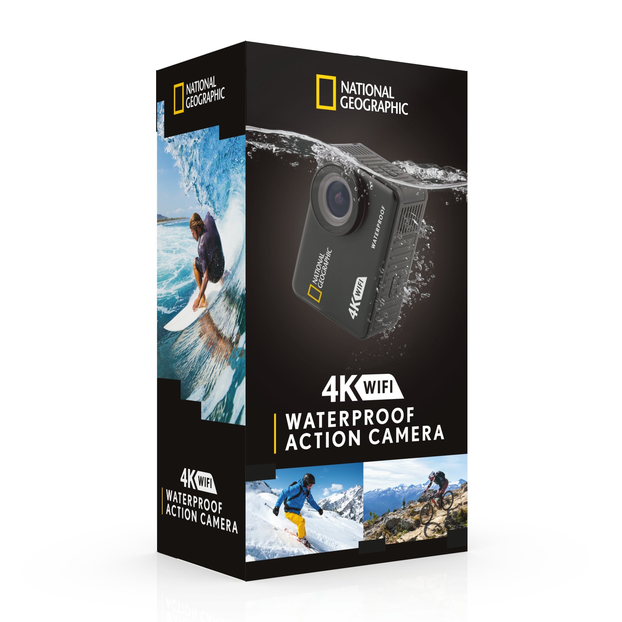 Azione impermeabile National Geographic 4K con WiFi